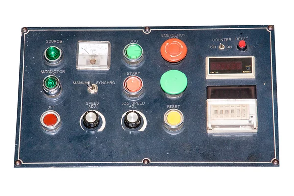 Machine control panel. — Stock Photo, Image