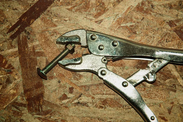 Adjustable wrench. — Stock Photo, Image