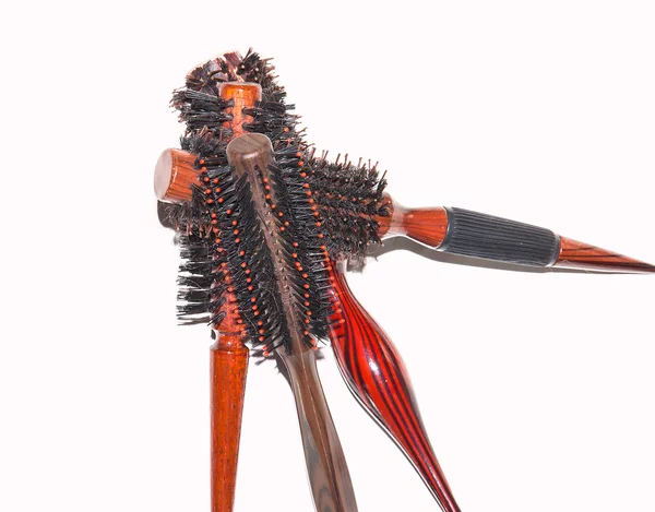 Pente escova de cabelo — Fotografia de Stock