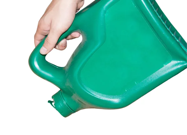 Yeşil plastik yakıt — Stok fotoğraf