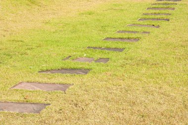 blok taş yürüyüş yolu