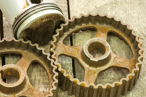 Rusty gears — Stock Photo, Image