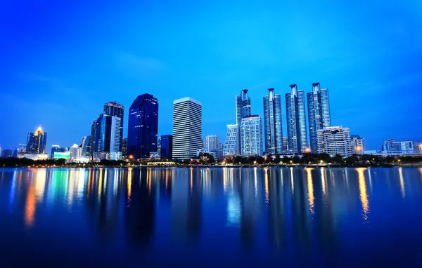 Crepúsculo em Bangkok, Tailândia — Fotografia de Stock