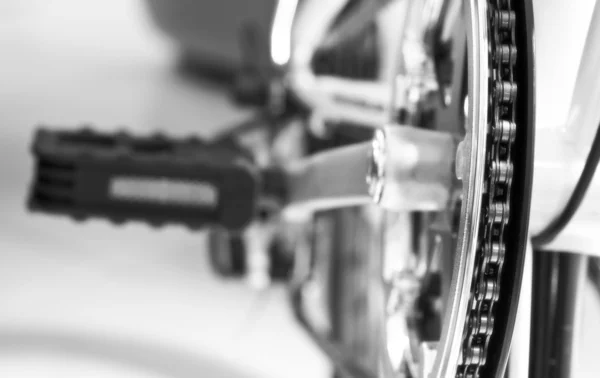Close up tiro de peças de bicicleta — Fotografia de Stock