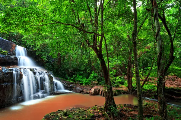 Cachoeira na floresta tropical — Fotografia de Stock