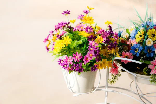 Beautiful artificial flowers — Stock Photo, Image