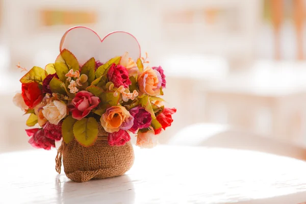 Beautiful artificial flowers — Stock Photo, Image