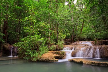 Bright color clouds at sunset
