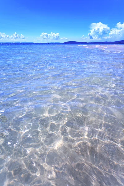 Senset vid strand i söder om thailand — Stockfoto