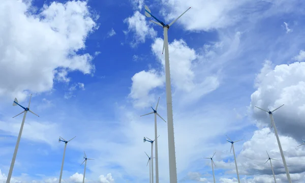 Aerogeneradores en el campo —  Fotos de Stock