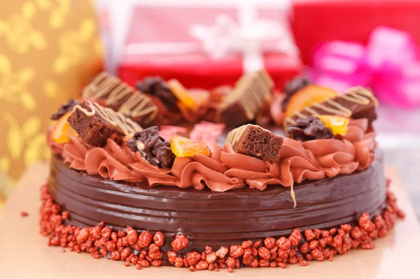 Torta al cioccolato — Foto Stock