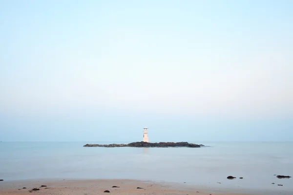 Lighthouse in twilight time — Stock Photo, Image