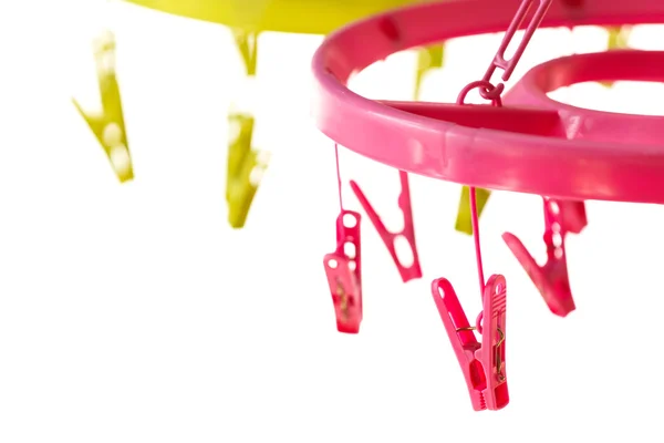 Colorful clip hanger — Stock Photo, Image