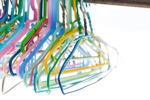 다채로운 클립 걸이 — 스톡 사진