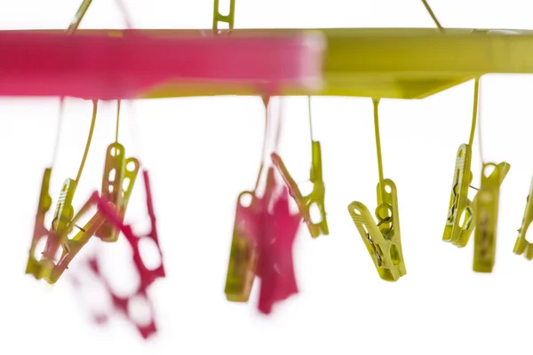 Colorful clip hanger — Stock Photo, Image