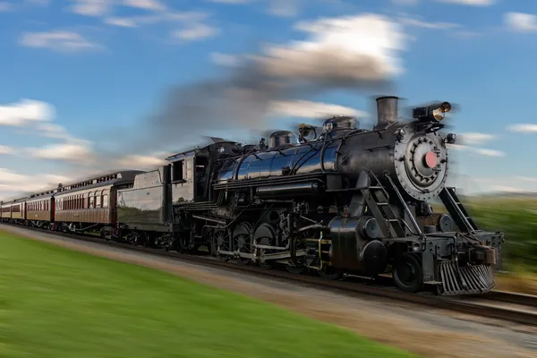 Steam train — Stock Photo, Image