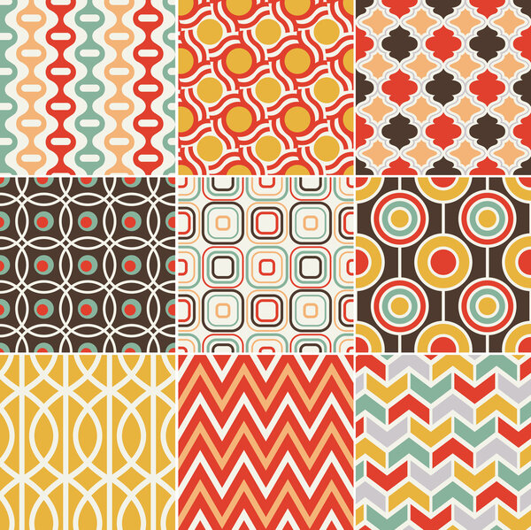 Seamless retro pattern
