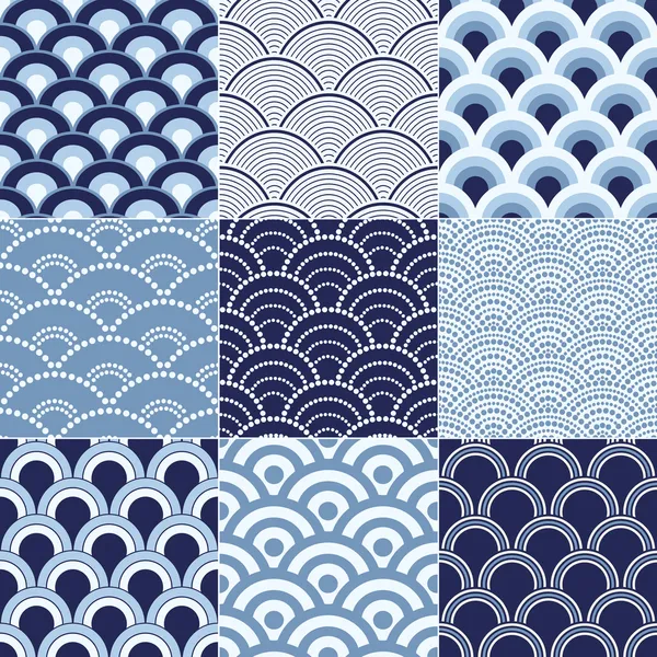 Japon dikişsiz okyanus dalgaları.