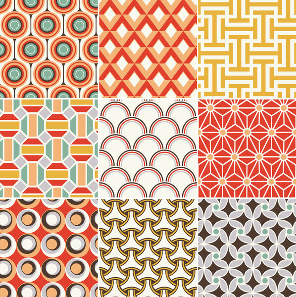 seamless retro pattern
