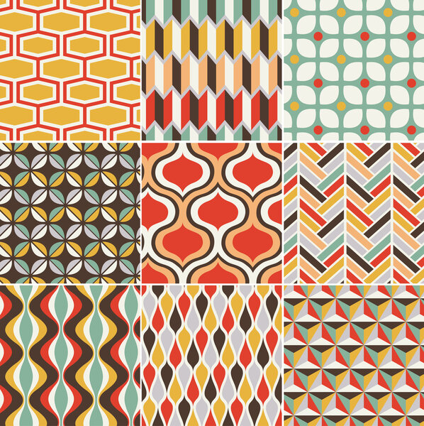 seamless retro pattern