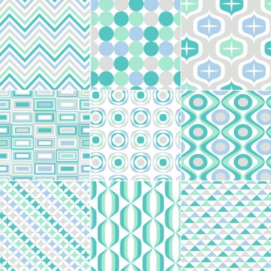 Kusursuz Retro Desenli Yazdırma