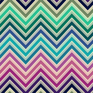 Dikişsiz retro zig zag arka plan