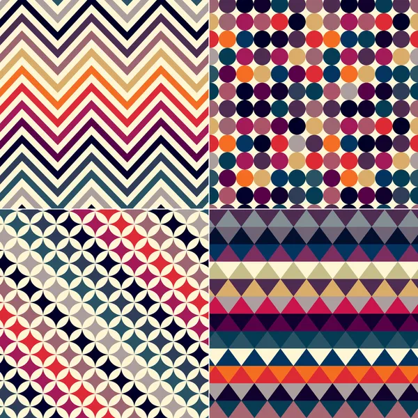 Sorunsuz retro vektör desen