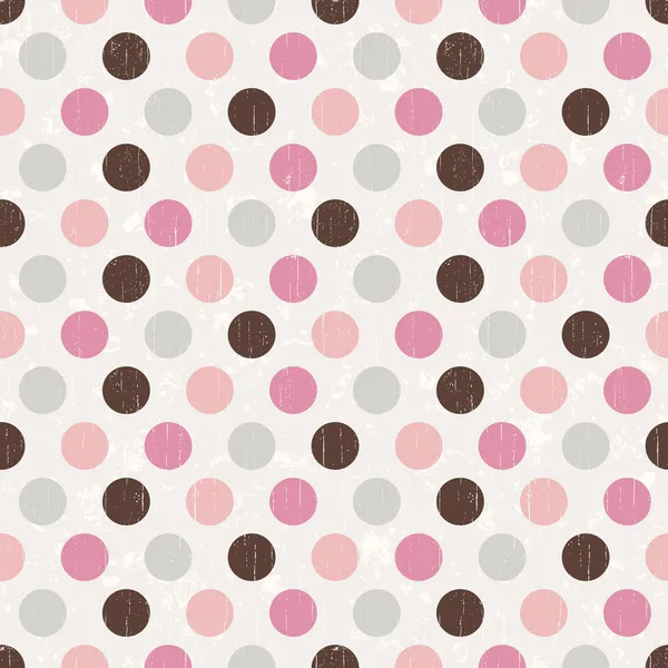 Seamless retro dot pattern background — Stock Vector