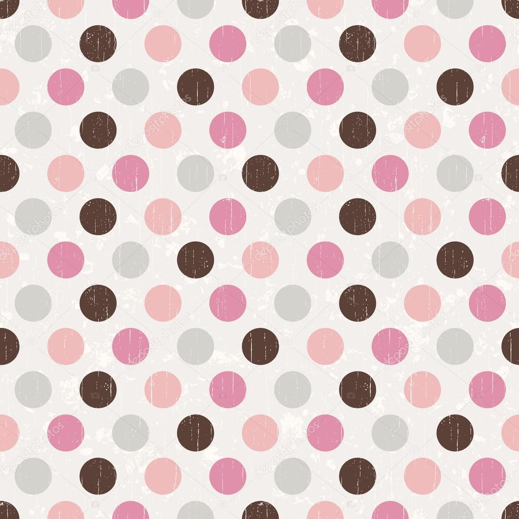 Seamless retro dot pattern background