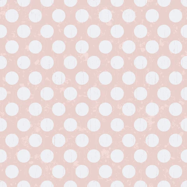 Seamless retro polka dots texture background — Stock Vector