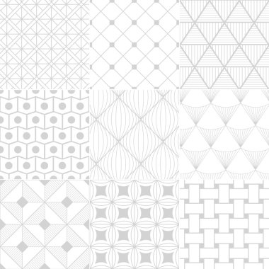 kesintisiz beyaz retro desen