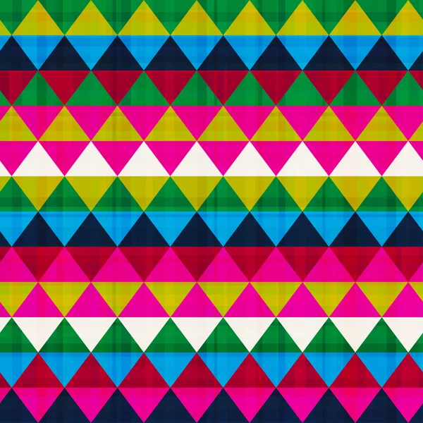 Sömlös färgglada geometriska mönster — Stock vektor