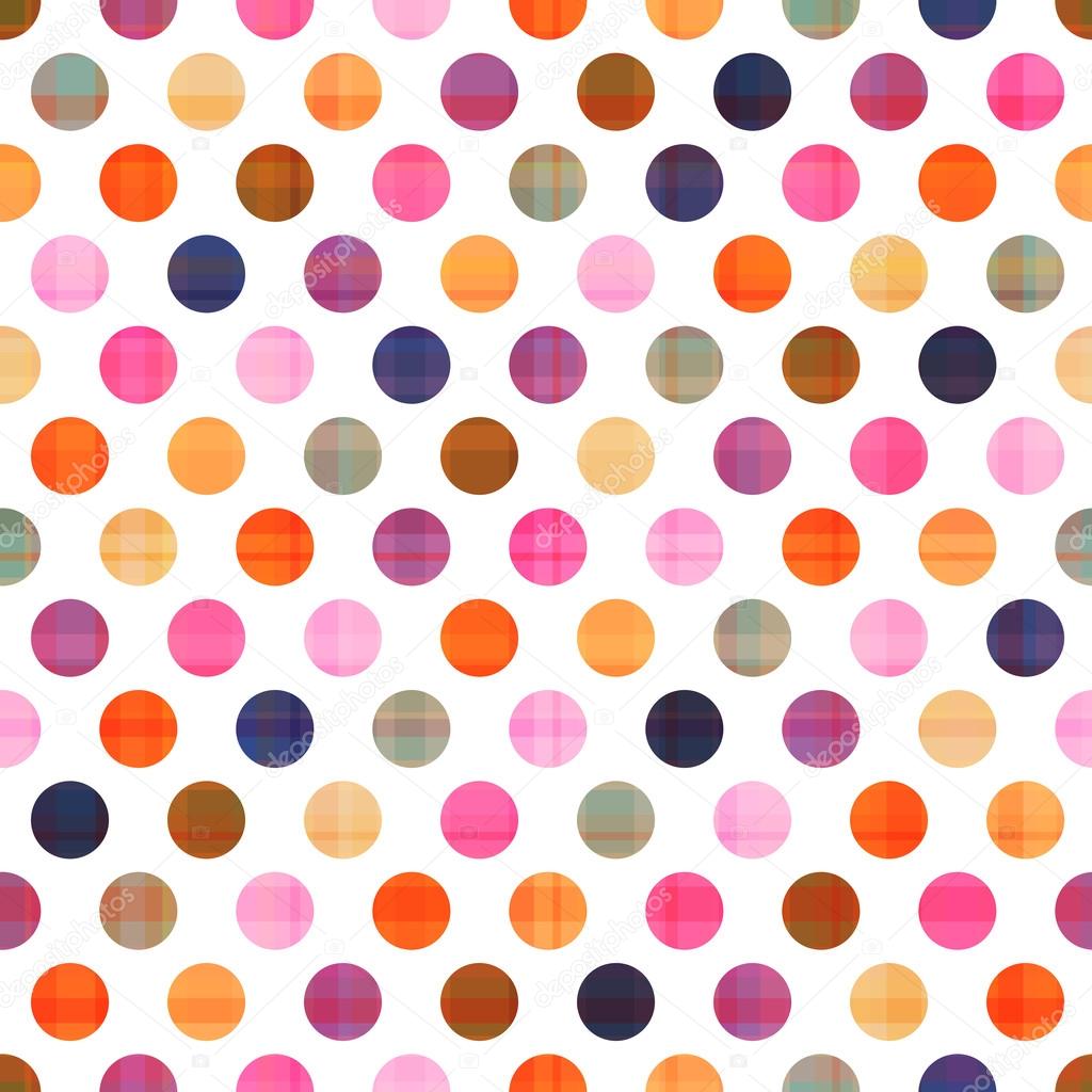 Seamless polka dots pattern — Stock Vector © pauljune #31383719