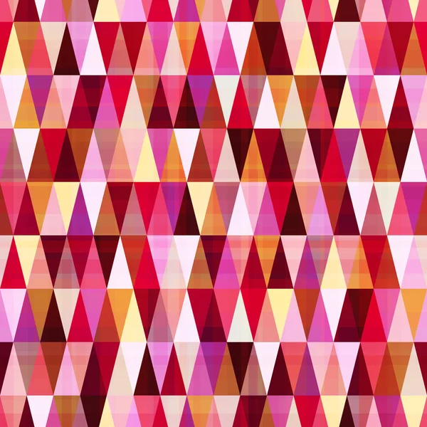 シームレスな抽象的な幾何学的三角形のパターン — ストックベクタ