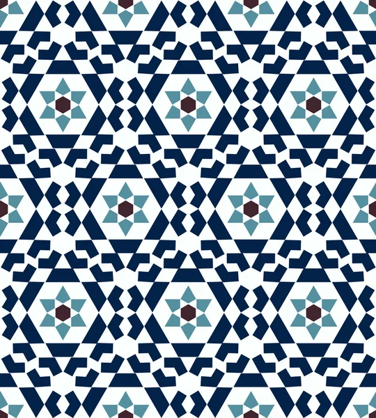 Sömlös islamisk geometrisk mönster — Stock vektor