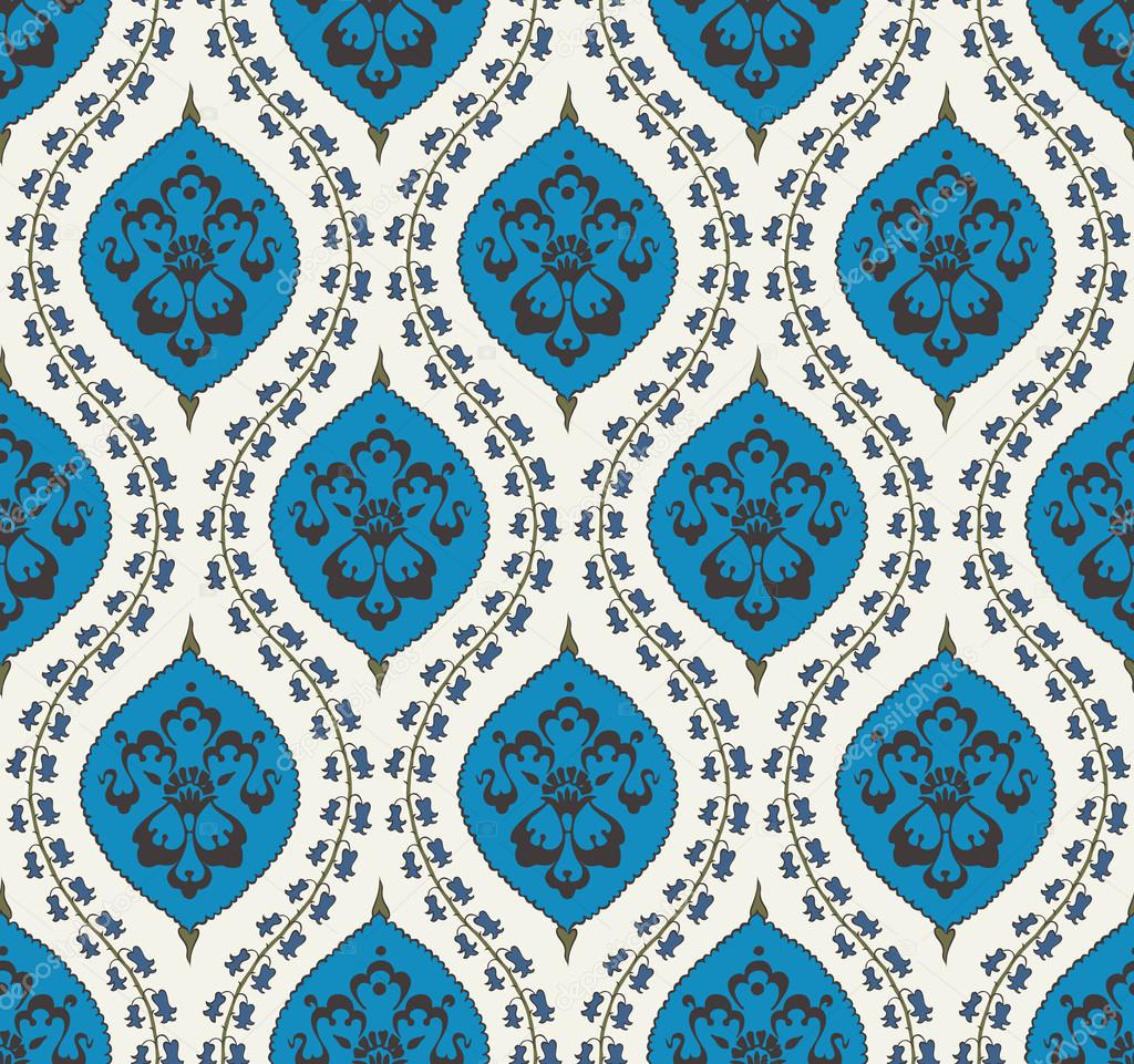 Download Seamless islamic floral pattern — Stock Vector © pauljune #32283609