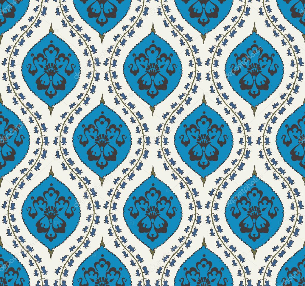 Seamless islamic floral pattern
