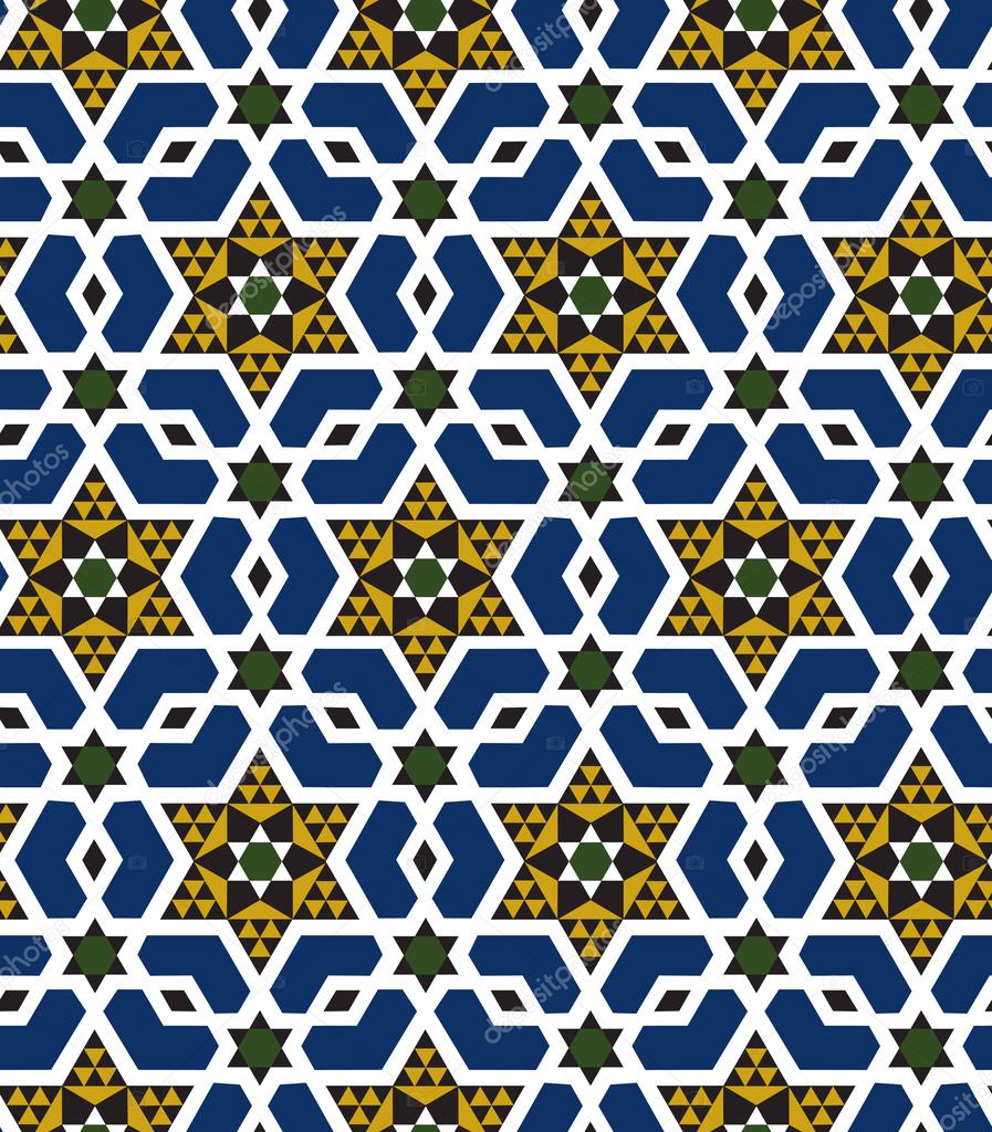Seamless islamic geometric pattern