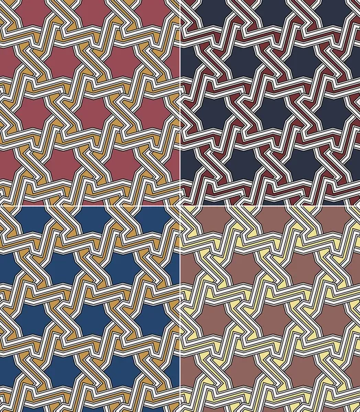 Naadloze geometrische islamitische patroon — Stockvector