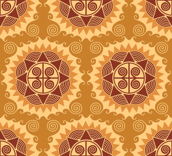 African style seamless pattern — Stock Vector