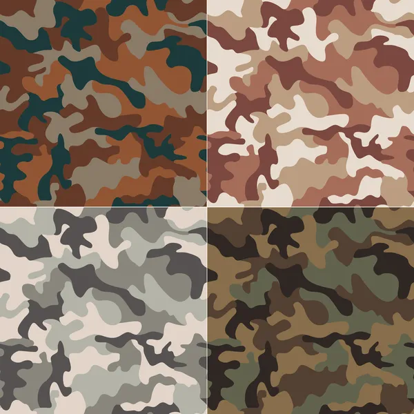 Camouflage modello senza cuciture — Vettoriale Stock