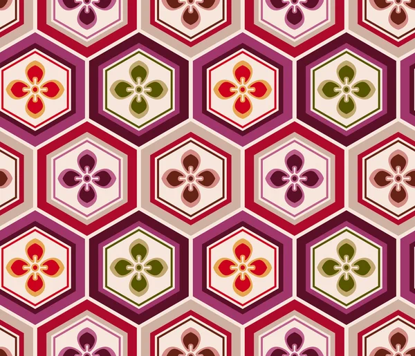 Άνευ ραφής floral μοτίβο ιαπωνική — Διανυσματικό Αρχείο