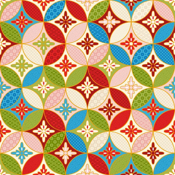 Kesintisiz Daire Japon arka plan dokusu