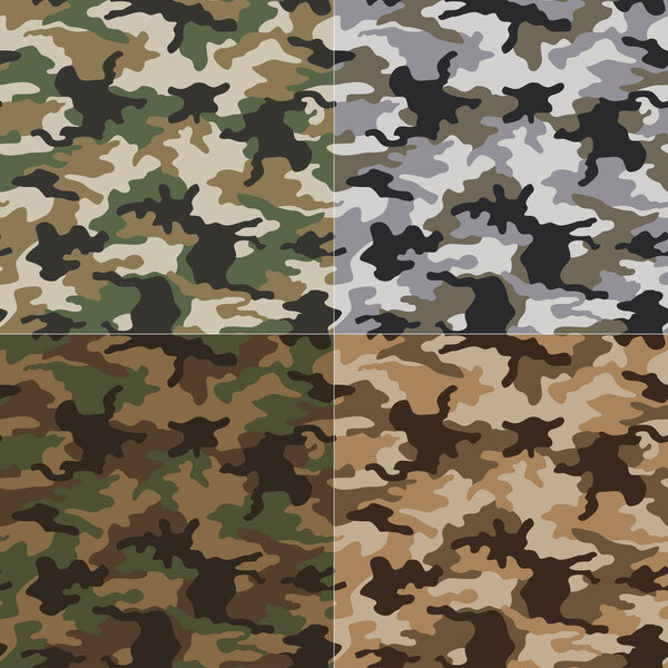 Seamless camouflage pattern