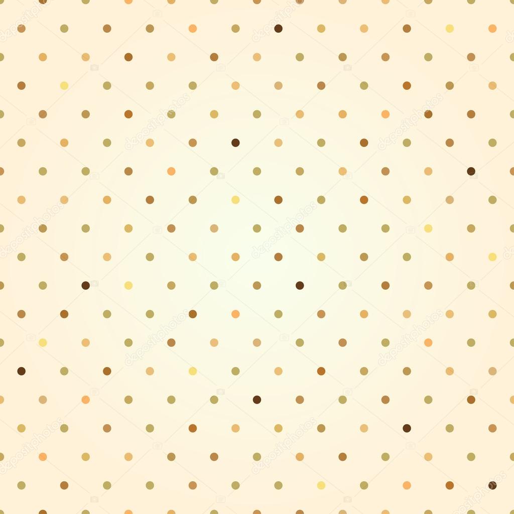 Seamless tiny polka dots brown pattern