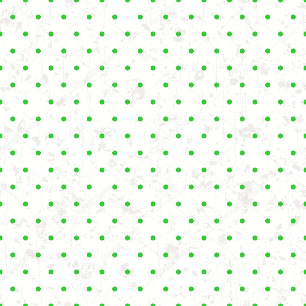 Seamless tiny polka dots green pattern
