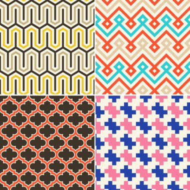 Kusursuz soyut geometrik desen