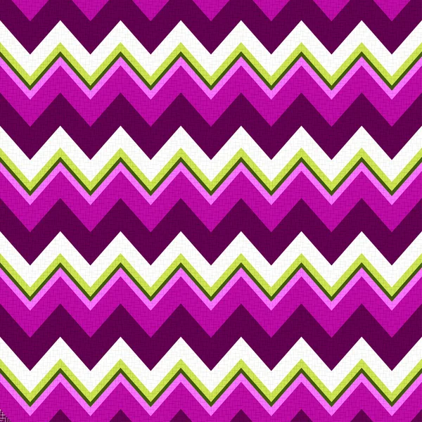 Seamless retro zig zag pattern — Stock Vector