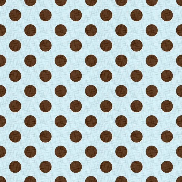 Naadloze retro polka dots patroon — Stockvector