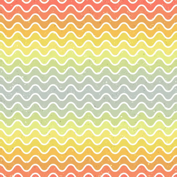 Seamless gradient wave pattern — Stock Vector